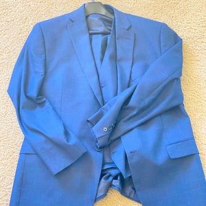 Michael Kors 3 Piece Blue Suit 44R